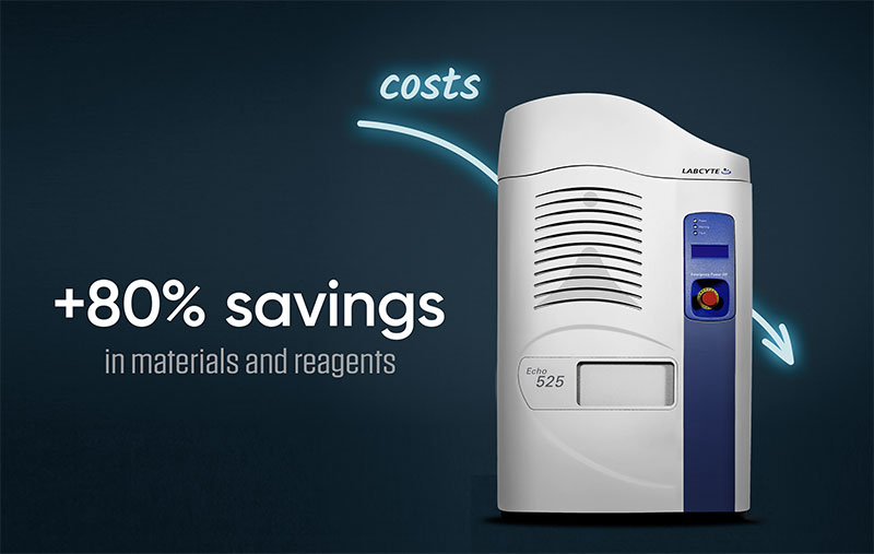 Echo - 80% Savings in materials and reagents