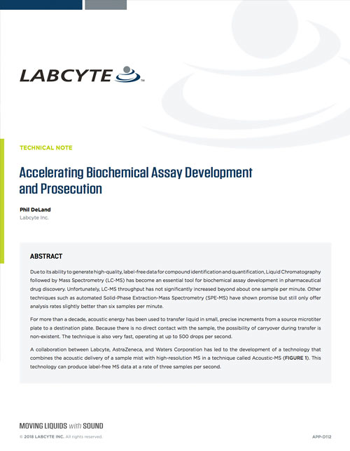 Accelerating Biochemical Assay Development and Prosecution